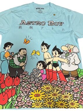 Astro Boy Graphic Tee in Light Blue